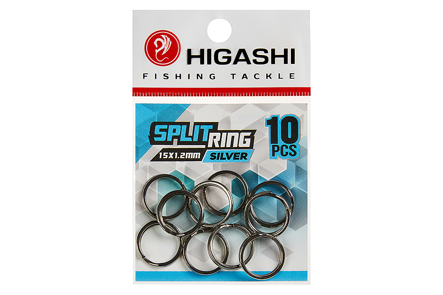 Заводные кольца HIGASHI Split ring 15*1.2mm silver