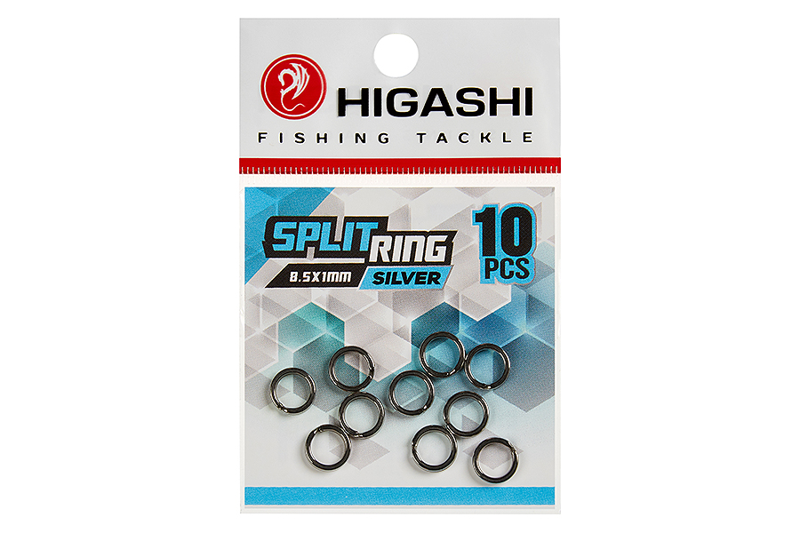 Заводные кольца HIGASHI Split ring 8.5*1mm silver