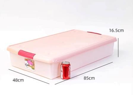 Короб для хранения IRIS Thin Box UG-850 белый/розовый