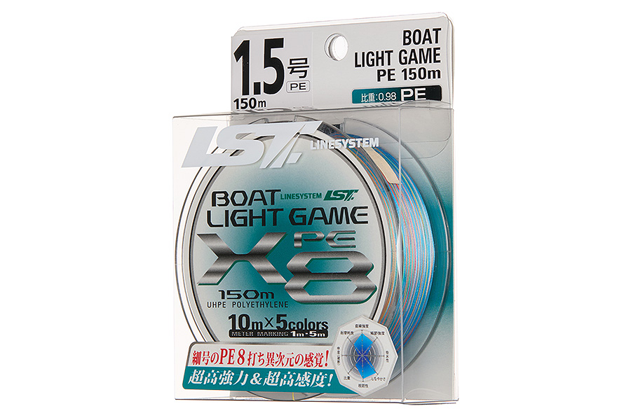 Шнур LINESYSTEM Boat Light Game X8 #1,5 (150m)