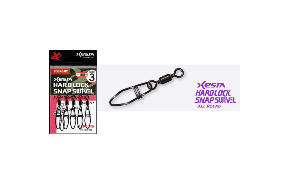 Карабин с вертлюгом XESTA Hard Lock Swivel Economy #3