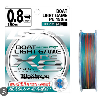 Шнур LINESYSTEM Boat Light Game X8 #0.8 (150m)