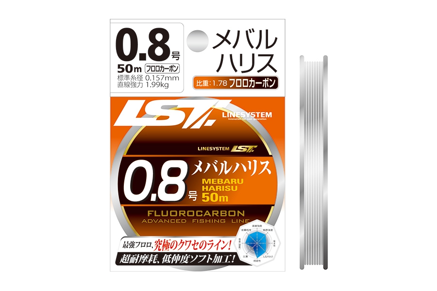 Флюорокарбон LINESYSTEM Mebaru Harisu #1,5 (50m)