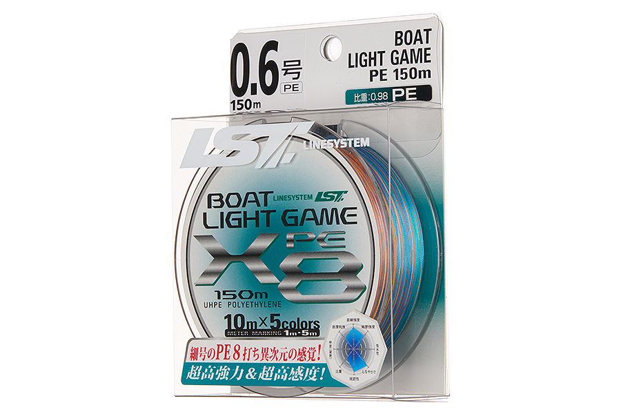 Шнур LINESYSTEM Boat Light Game X8 #0.6 (150m)