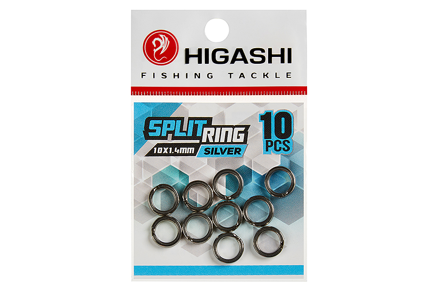 Заводные кольца HIGASHI Split ring 10*1.4mm silver