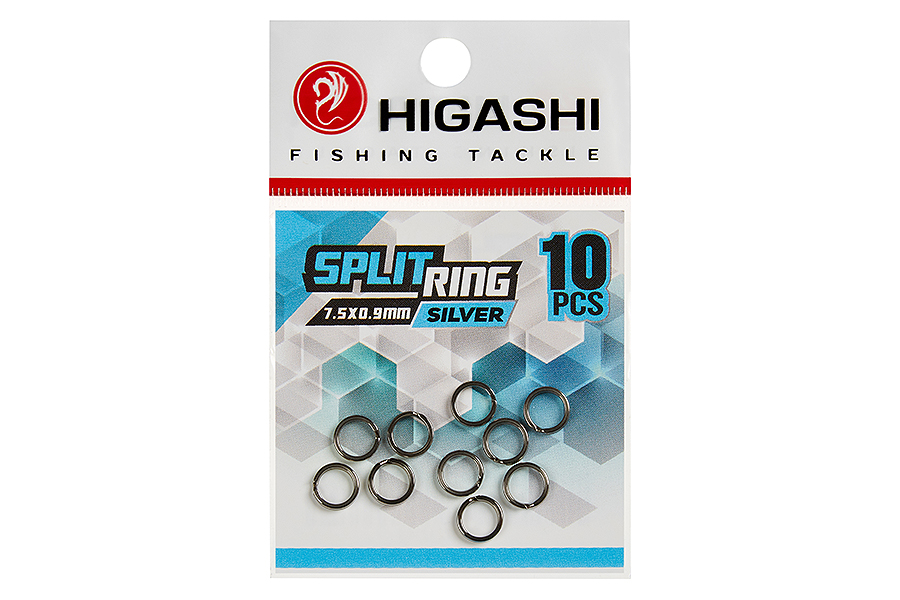 Заводные кольца HIGASHI Split ring 7.5*0.9mm silver