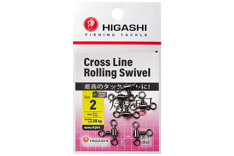Вертлюг HIGASHI Cross Line Rolling Swivel
