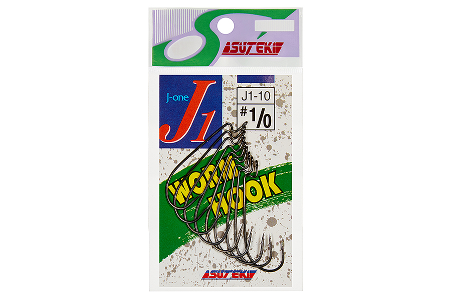 Офсетный крючок YAMAI Worm Hook J-1 #1