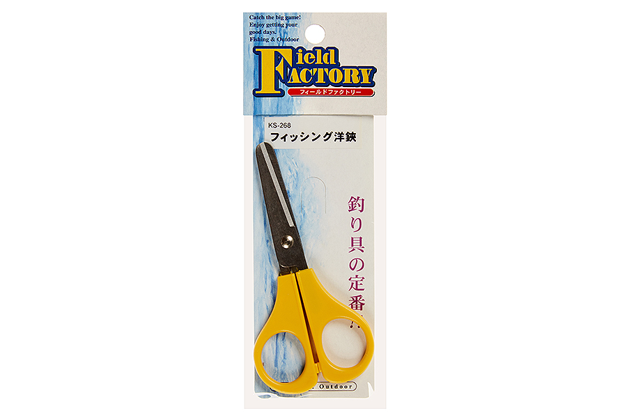 Ножницы FIELD FACTORY Fishing Scissors KS-268 Yellow