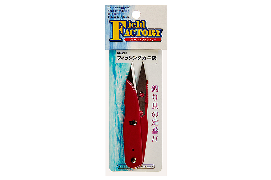 Кусачки для лески FIELD FACTORY Fishing Crab Scissors KS-213 Red