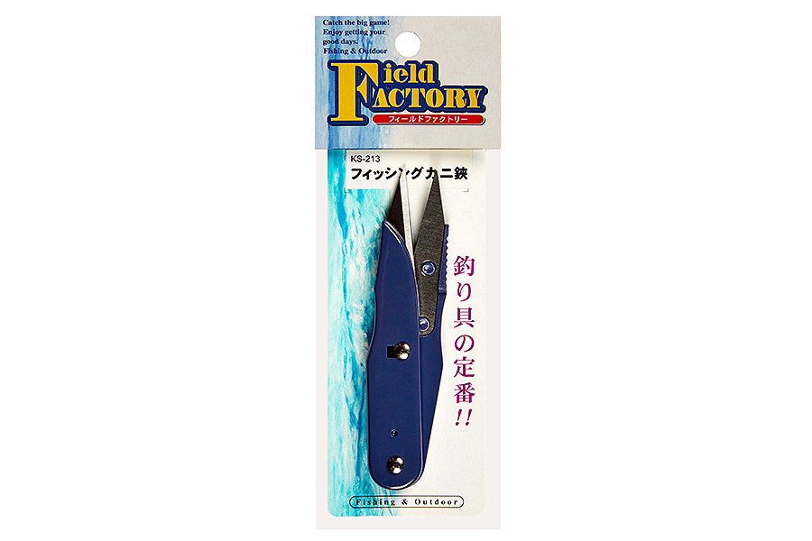 Кусачки для лески FIELD FACTORY Fishing Crab Scissors KS-213 Blue