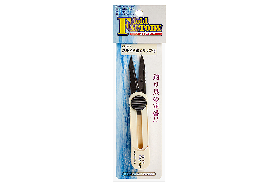 Кусачки для лески FIELD FACTORY Slide Scissors KS-218 White