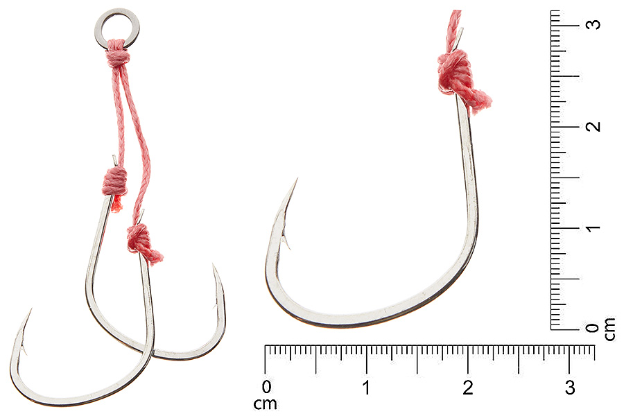 Крючки HIGASHI Double assist hook DAH23 #2/0