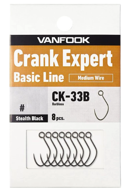 Крючки VANFOOK CK-33B stealth black