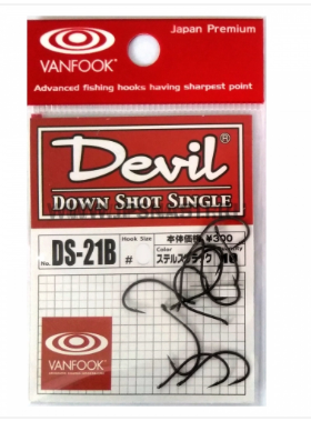 Крючки VANFOOK DS-21B stealth black
