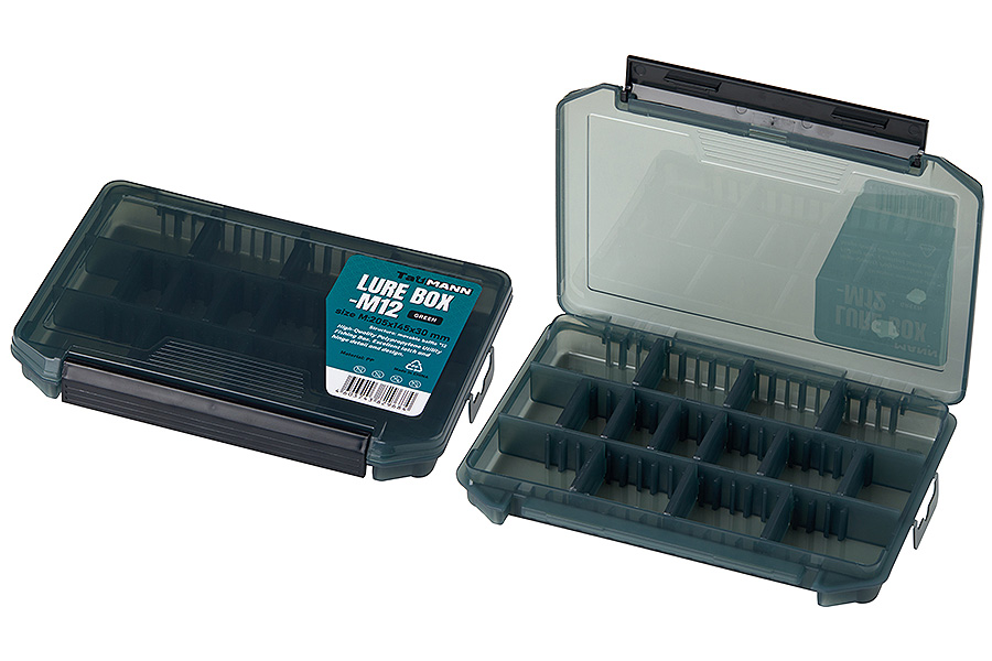 Коробка TauMANN Lure Box M12 Green (205x145x30)