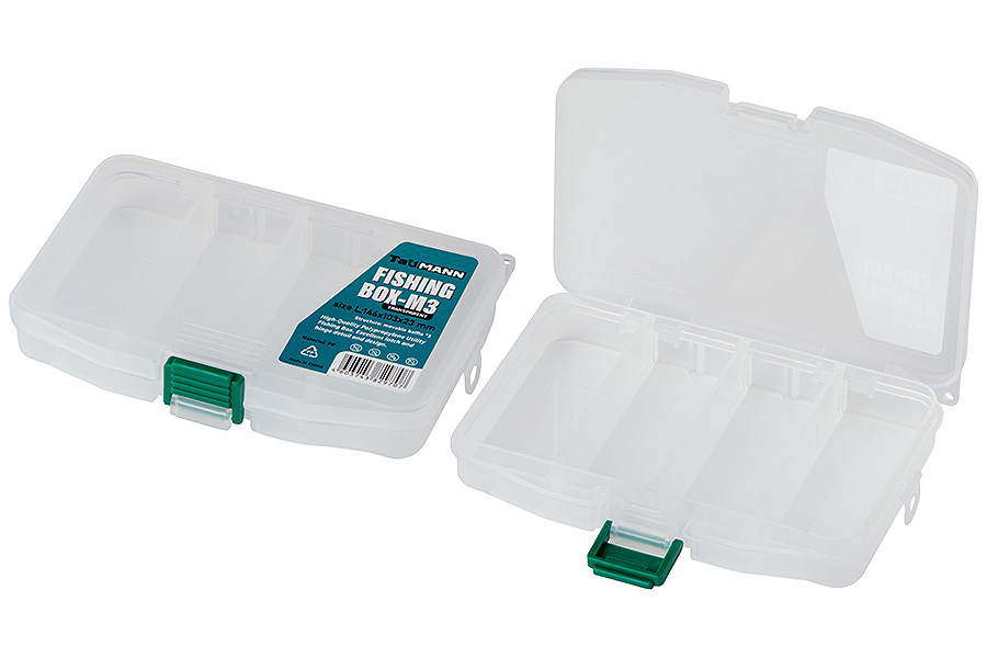Коробка TauMANN Fishing Box M3 Transparent (146x103x23)