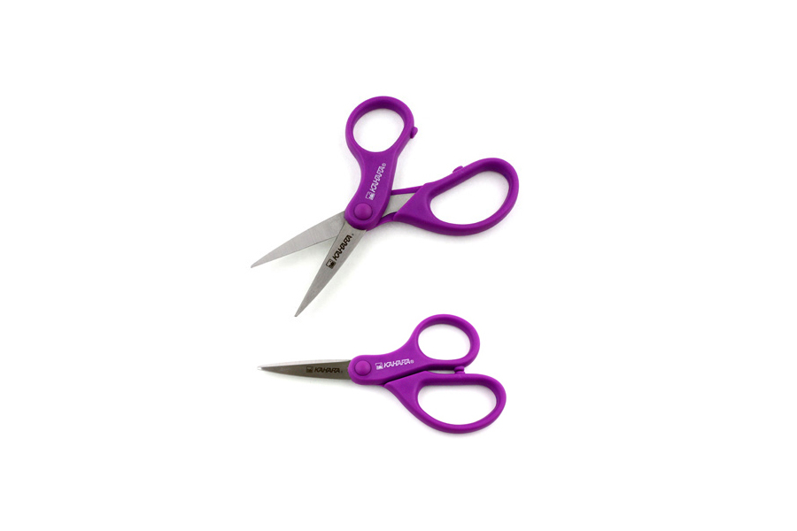 Ножницы KAHARA KJ PE Line Scissors Purple