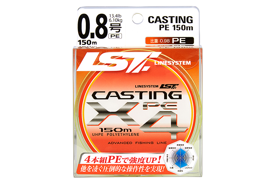 Шнур LINESYSTEM Casting PE X4 #2.5 (150m) olive