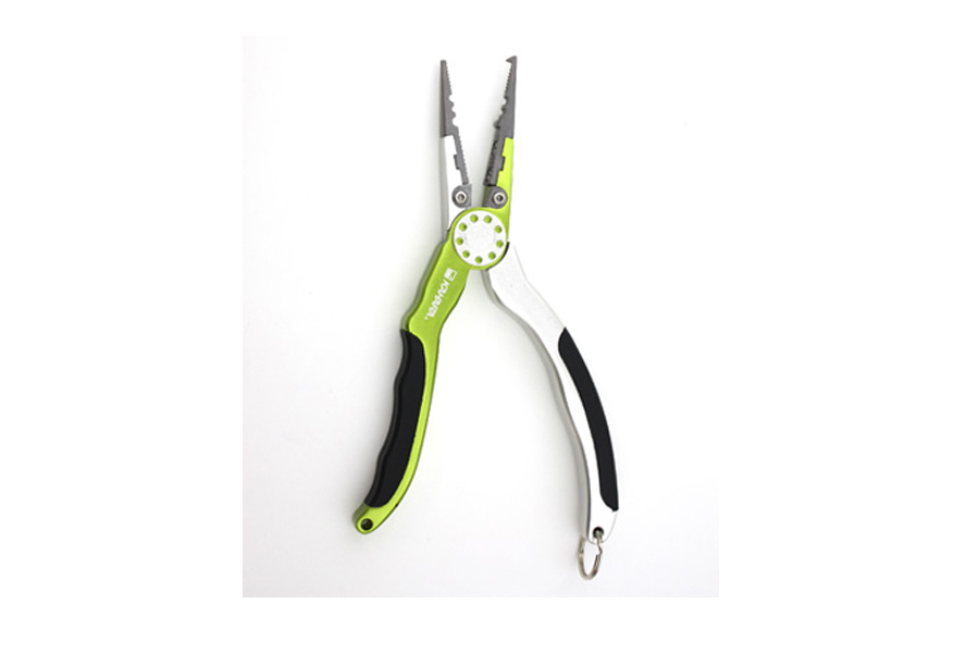 Мультиинструмент KAHARA 6.5" Alminum plires Rubber-handle slim type Lightgreen/Silver