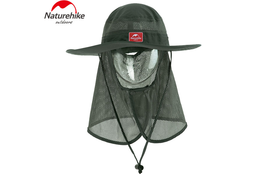 Шляпа NATUREHIKE Quick-Dry Fisherman Ben Nepale (With Protective Breathable Mesh, Army green, 60-63)