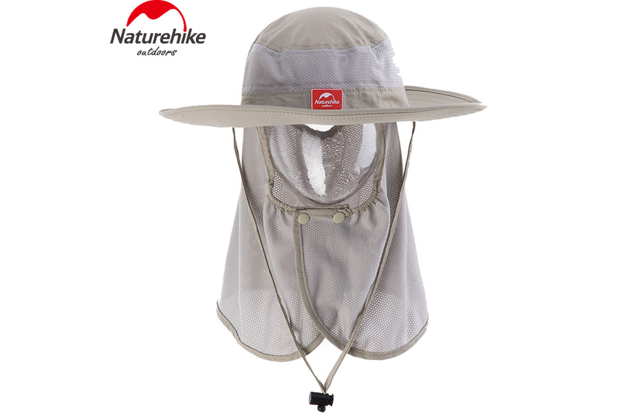 Шляпа NATUREHIKE Quick-Dry Fisherman Ben Nepale (With Protective Breathable Mesh, Khaki, 60-63)