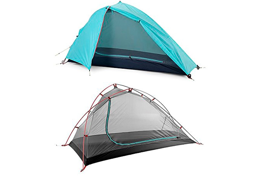 Палатка NATUREHIKE Wind-Wing Tent For Three Seasons (1 men, sky blue)