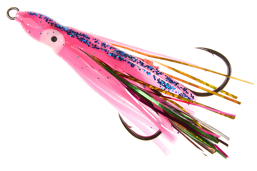 Pink glow blue strip