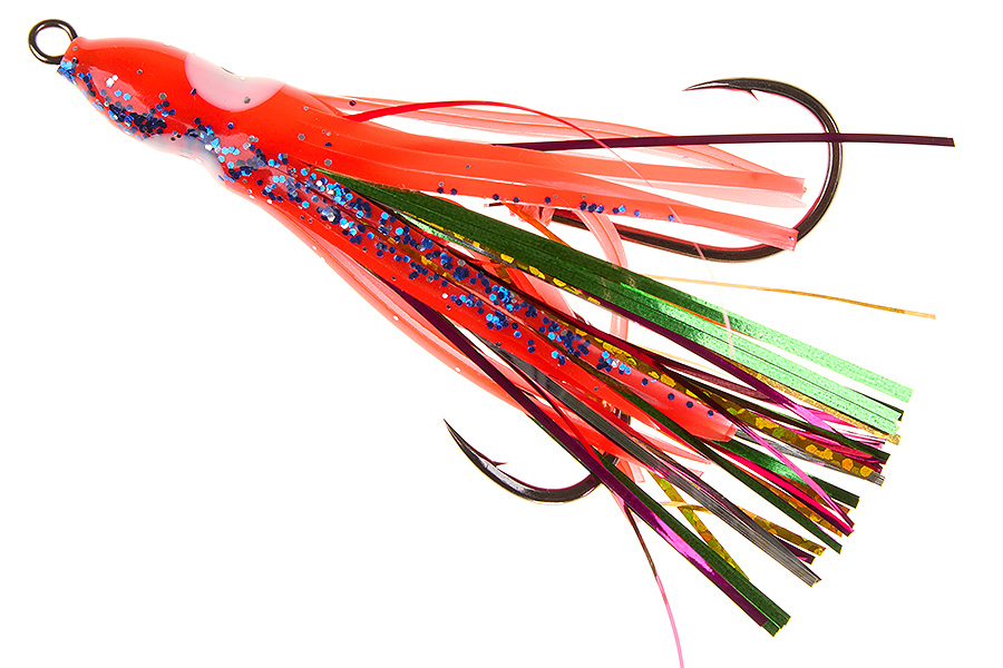 Red glow blue strip