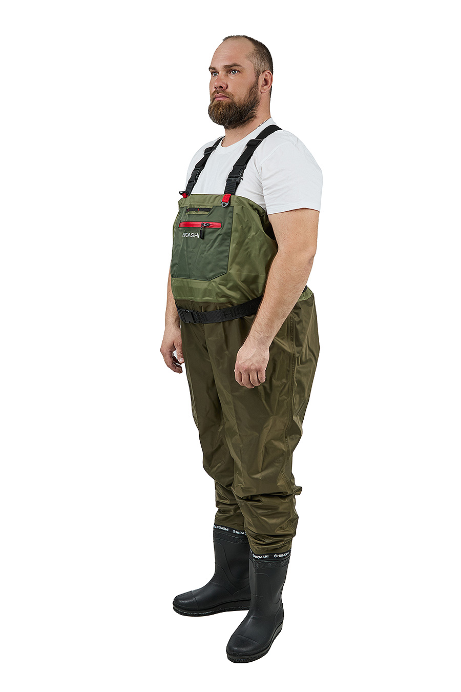 Вейдерсы HIGASHI River pvc w/felt boot (войлочная подошва)